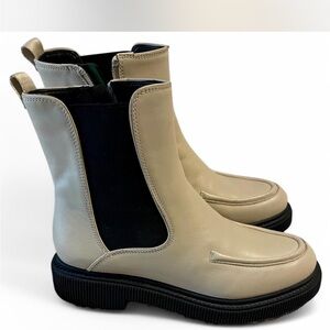 Franco Sarto Leather Ankle Boots-7.5